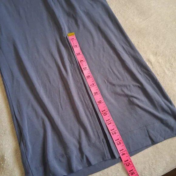 Rouje X J. Crew Women's Size Medium Shadow Grey Cinema Strapless Midi Dress - Picture 15 of 16